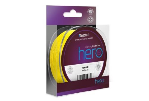 Delphin - Hero 8 Fluo Sárga 0,12mm 8,20kg 117m