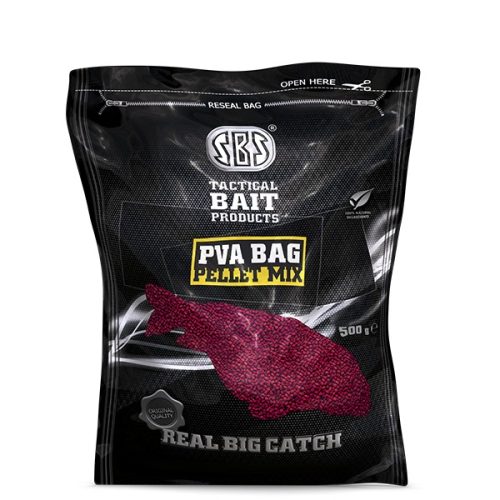 SBS - PVA Bag Pellet Mix - Garlic 3mm 500g