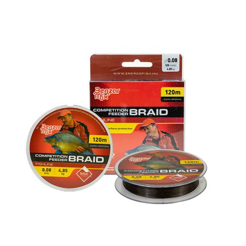 Benzar - Competition Feeder Braid 0,06mm 4,35kg 120m Dark Brown