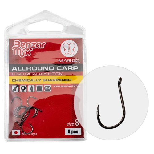 Benzar Allround Carp Horog 10-es 10db/cs