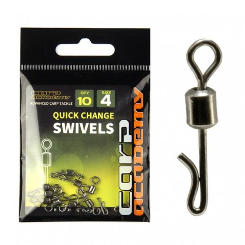 Carp Academy - Quick Change Swivels 4-es 10db/cs