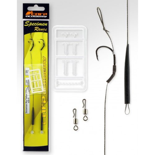 Carp Academy - Snowmen Rig Teflon 2-es Méret  2db/cs