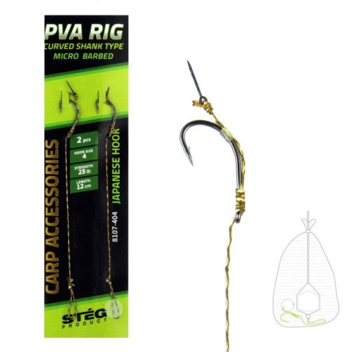 Stég Product - PVA Előke horogtüskével 12cm 6-os 2db/cs