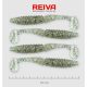 Reiva - Zander Power Shad 10cm Ezüst Flitter 4db/cs