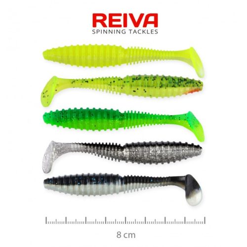 Reiva - Zander Power Shad 8cm 5Db/Cs (5Szín)