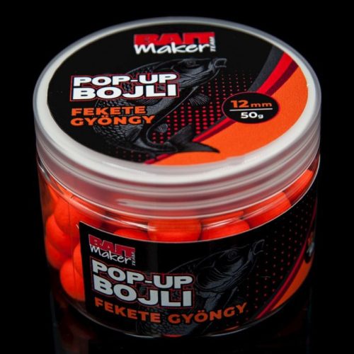 Bait Maker - Pop Up Bojli 12mm Feketegyöngy 50g