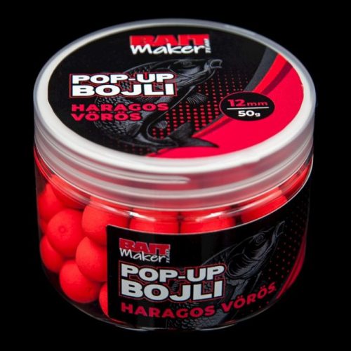 Bait Maker - Pop Up Bojli 12mm Haragos Vörös 50g