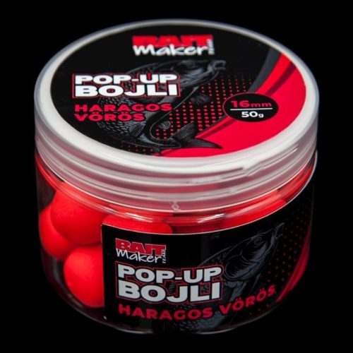 Bait Maker - Pop Up Bojli 16mm Haragos Vörös 50g