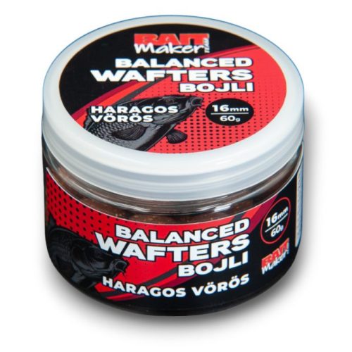 Bait Maker - Balanced Wafter Bojli Haragos Vörös 16mm 60g