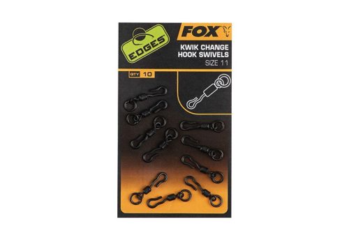 Fox - Edges Kwik Change Hook Swivels 10-es 10db/cs