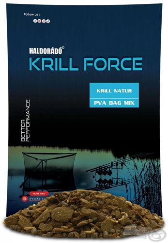 Haldorádó - KRILL FORCE PVA Bag Mix - Krill Natur 600g