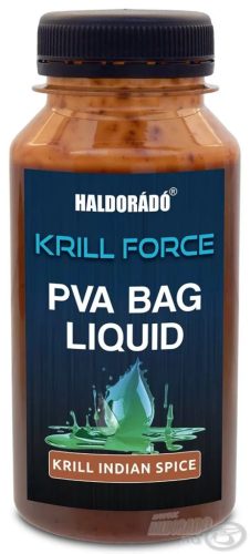 Haldorádó - KRILL FORCE PVA Bag Liquid - Krill Indian Spice  180ml