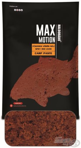 Haldorádó - MAX MOTION Carp Paste - Fűszeres Vörös Máj 600g