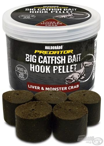 Haldorádó - Catfish Bait Hook Pellet 28 mm - Liver & Monster Crab 300g