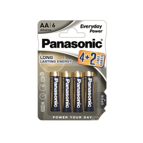 Panasonic - Everyday Power Tartós Aaa Elem 4+2Db-os