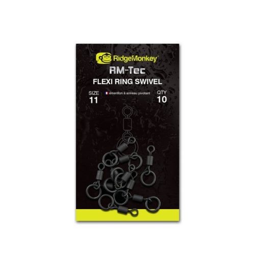 Ridgemonkey - Rm-Tec Flexi Ring Swivel 8 Karikás Forgó 10Db/Cs