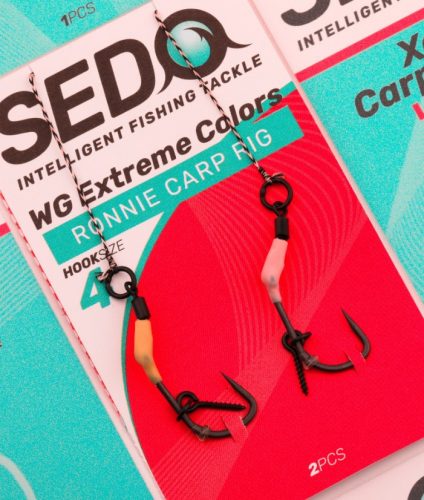 Sedo - WG Extreme Colours Ronnie Carp Rig Size 4-es 2 db/cs