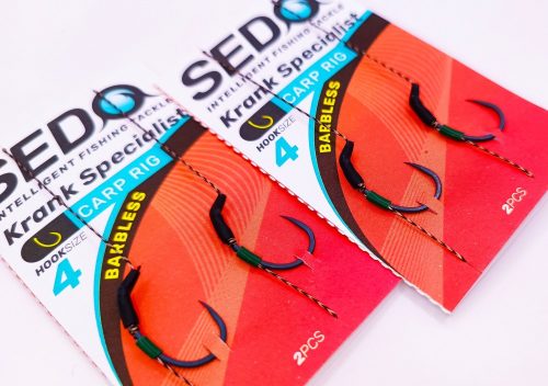 Sedo - Krank Specialist Barbless Carp Rig Size 4-es 2 db/cs