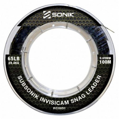 Sonik - Subsonik Invisicam Snag Leader 100m 45lbs