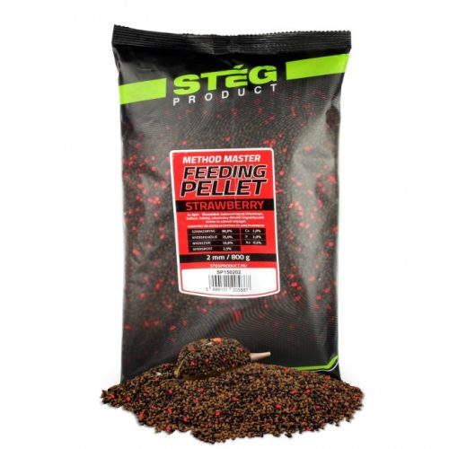 Stég Product - Feeding Pellet 2mm - Eper 800G